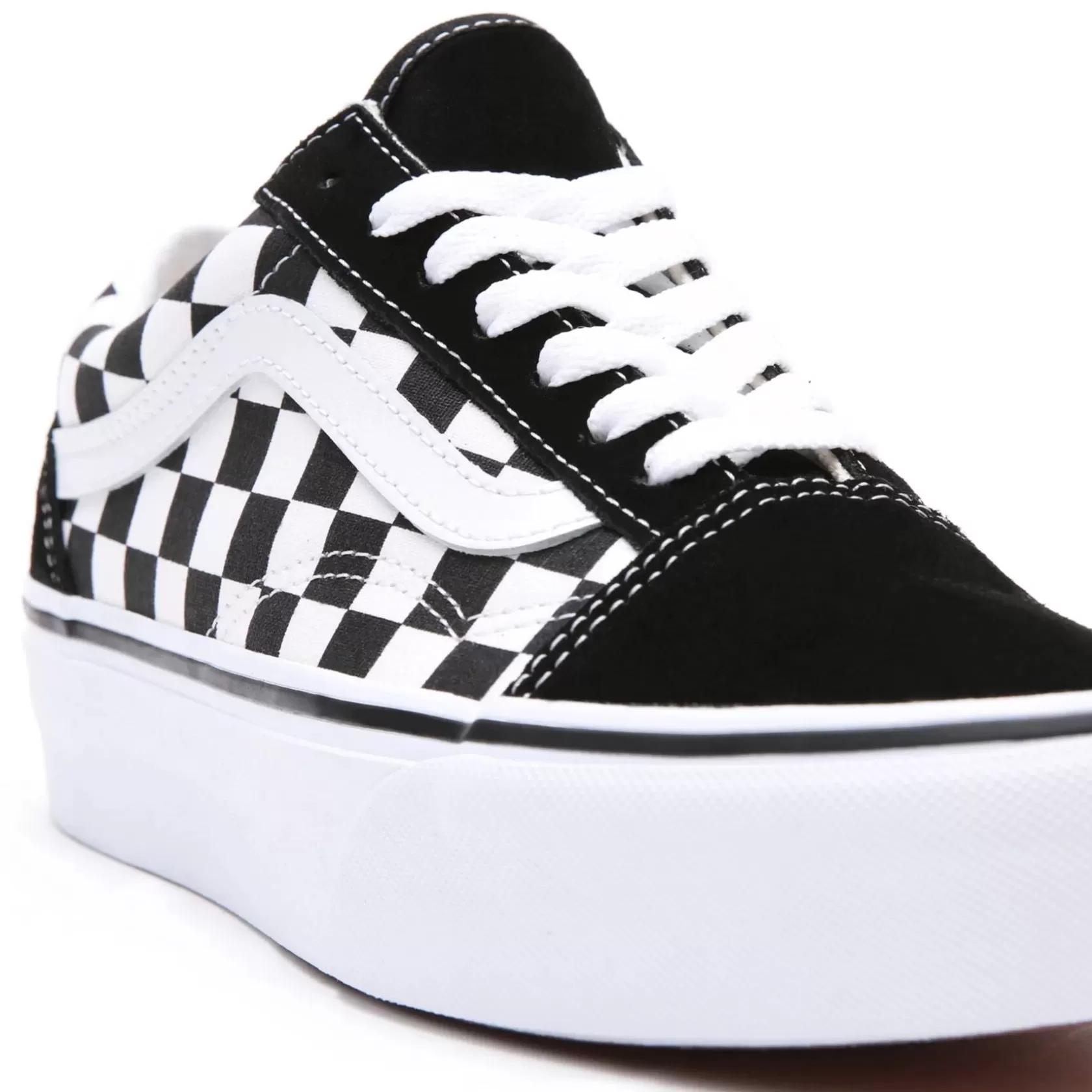 Vans Classics<Zapatillas Old Skool Con Plataforma Y Estampado A Cuadros Negro