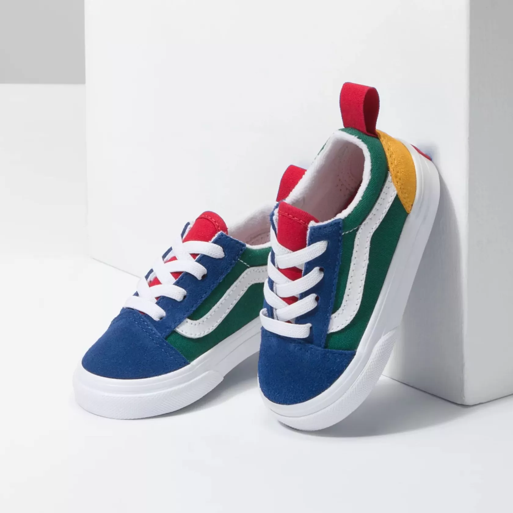 Vans Classics<Zapatillas Old Skool Yacht Club Con Cordones Elasticos De Bebe (1-4 Anos) Multicolour