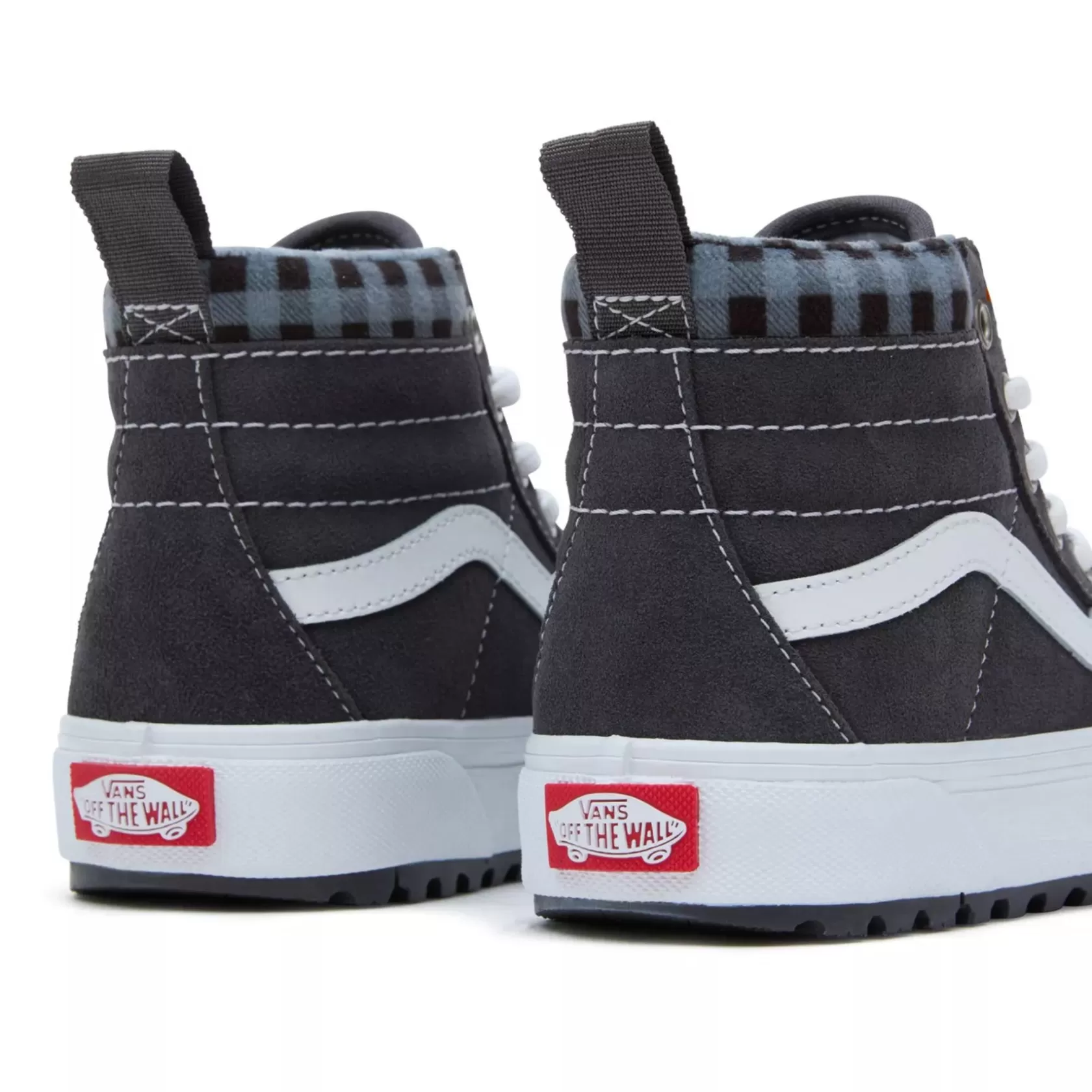 Vans Zapatillas Mte<Zapatillas Sk8-Hi Mte-1 Con Estampado De Cuadros De Niños (4-8 Anos) Gris, Blanco