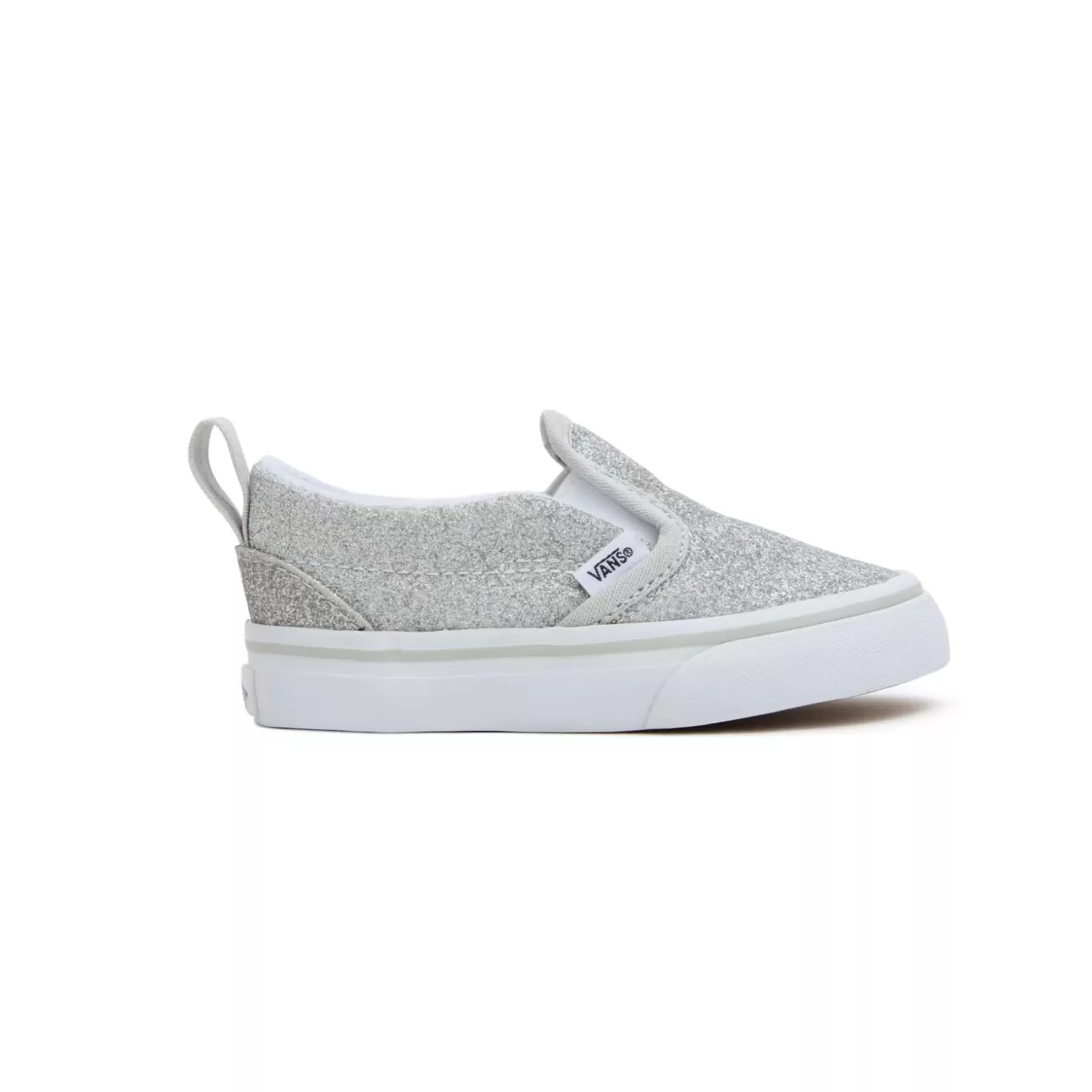 Vans Classics<Zapatillas Slip-On Glitter Con Cierre Adherente De Niños (1-4 Anos) Gris