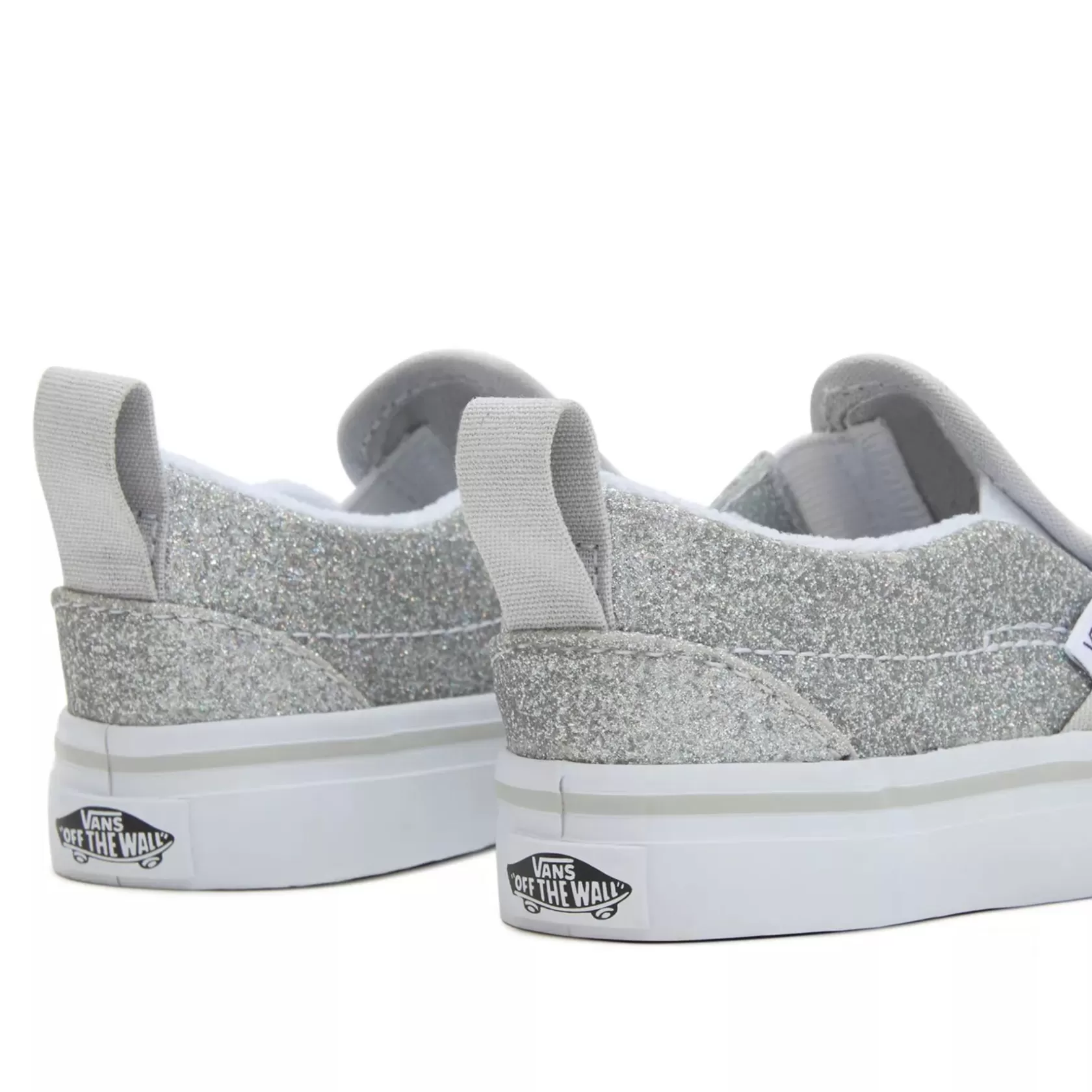Vans Classics<Zapatillas Slip-On Glitter Con Cierre Adherente De Niños (1-4 Anos) Gris