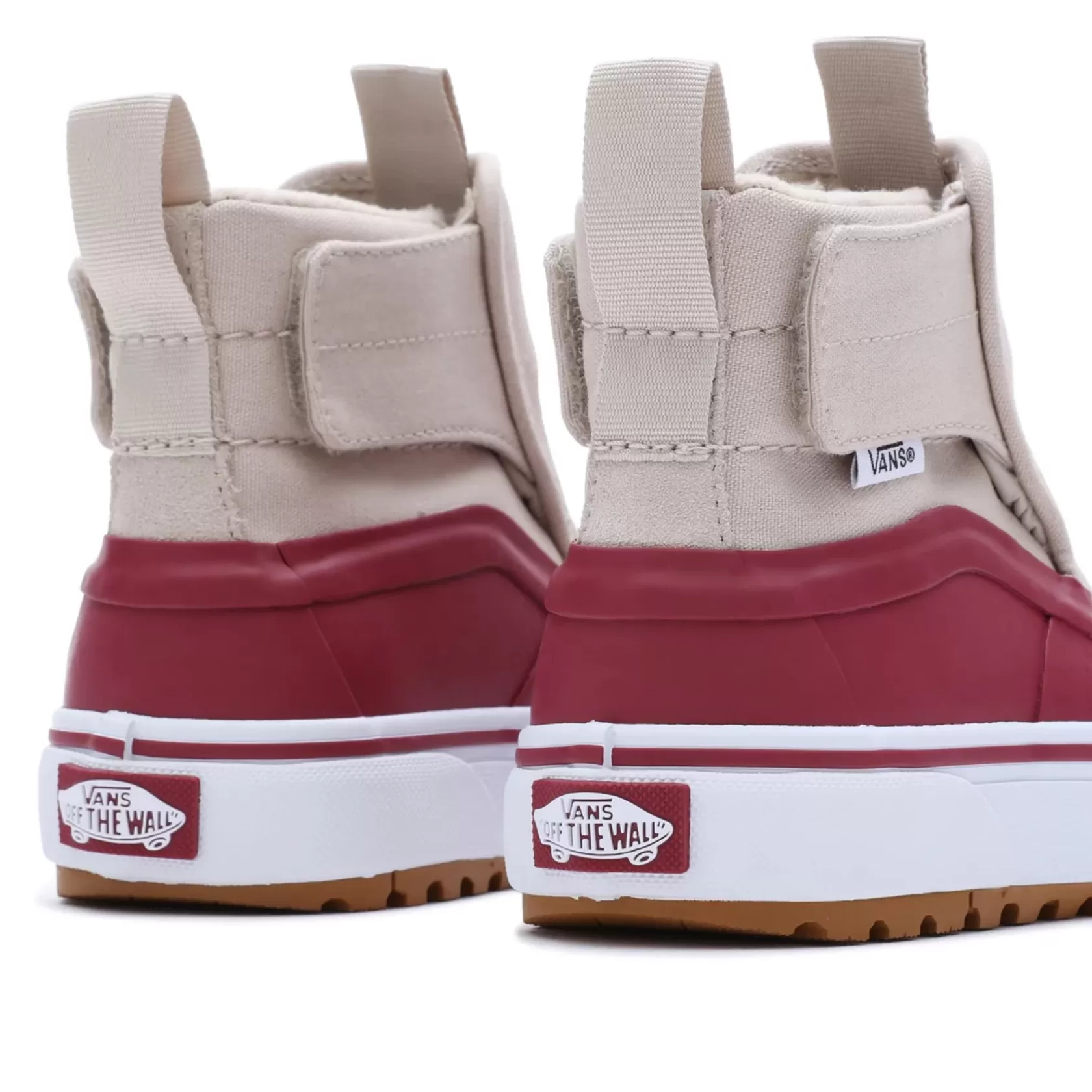 Vans Classics<Zapatillas Slip-On Hi Terrain Mte-1 Con Cierre Adherente De Niños (4-8 Anos) Rojo, Beis